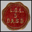 QSL Stamp ALEMANIA - DE-1160- DASD 1 (1931)