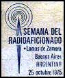 ARGENTINA-Lomas de Zamora-Se,mana del Radioaficionado-1975