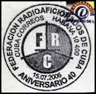 CUBA - 40º Aniversario Federacion Radioaficionados de Cuba - 2006