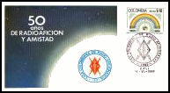 COLOMBIA - 11 Junio 1983 - Liga Colombiana Radioaficionados - 50 años de Radioaficion