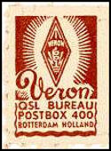 QSL Stamp HOLANDA (1950)