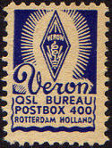 QSL Stamp HOLANDA (1949)