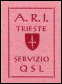 QSL Stamp ITALIA - Trieste (1962)