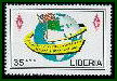 LIBERIA - 23 Nov.1987 - 25º aniversario LRAA - (Yvert et Tellier:  - Scott: 1061 - Minkus:  - Michel: 1374 - Gibbons: 1650)