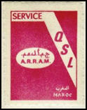 QSL Stamp MARRUECOS (1991)