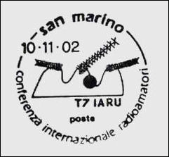 Matasellos SAN MARINO 2002 - Conferencia Reg I