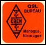QSL Stamp NICARAGUA - YN1CW (1971)