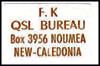 QSL Stamp NUEVA CALEDONIA (1984)