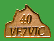 Pin CANADA - 40º Aniversario  Amateur Radio Club,-Victoria