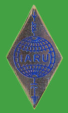 Pin IARU-Plateado