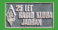 Pin Radio Club JADRAN - 25º aniversario - ESLOVENI