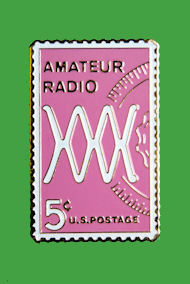 Pin sello USA - 50º Aniversario ARRL