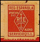 QSL Stamp ESPAÑA - R.E. Red ESpañola - EAR-231 - Octubre 1932