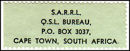 QSL Stamp SURAFRICA (1950)