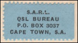 QSL Stamp SURAFRICA - ZS6KY (1948)