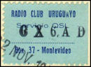 QSL Stamp URUGUAY (1949)